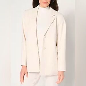 Dennis Basso Regular Luxe Faux Leather Jacket. NWT